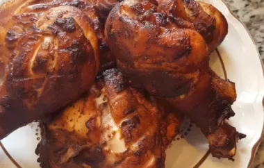 Delicious and tender barbecue drumsticks inspired by Fabienne's family recipe.