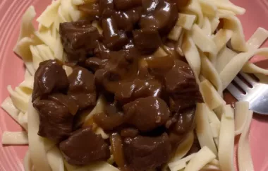 Delicious and Tender Beef Tips Recipe