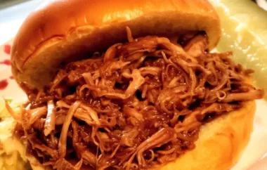 Delicious and tender Pulled Pork cooked in a Dutch oven