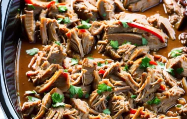 Delicious and Tender Slow Cooker Beer Pulled Pork Recipe