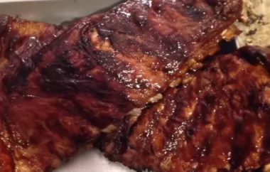 Delicious and Tender Southern Grilled Barbecued Ribs Recipe