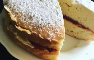 Delicious and Timeless Classic Victoria Sponge Cake Recipe