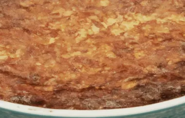 Delicious and Traditional Old-Fashioned Potato Kugel Recipe