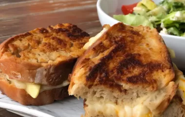 Delicious and Unique Pumpkin Bread Grilled Cheese Sandwiches