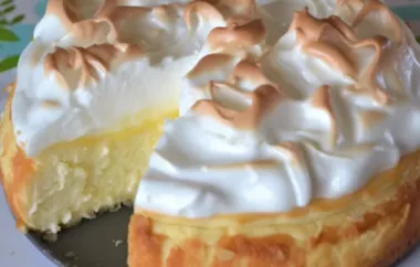Delicious and Zesty Lemon Meringue Cheesecake Recipe