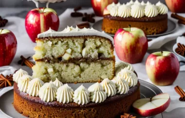 Delicious Apple Cinnamon White Cake Recipe