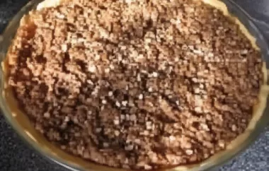 Delicious Apple Crunch Pie II Recipe
