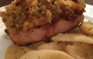 Delicious Apple Pork Chops with Homemade Stuffing