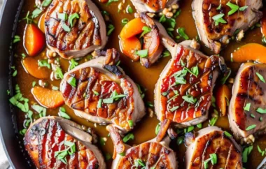 Delicious Apricot Glazed Pork Chops