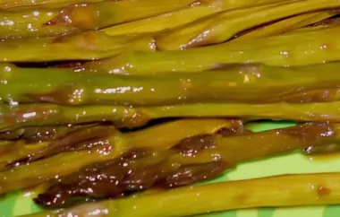 Delicious Asian-Inspired Grilled Asparagus Recipe