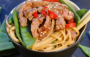 Delicious Asian-Inspired Steak and Noodle Bowl Recipe