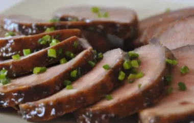 Delicious Asian Pork Tenderloin Recipe