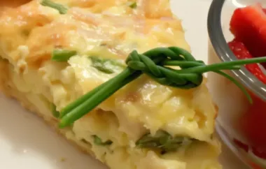 Delicious Asparagus and Swiss Cheese Quiche Recipe