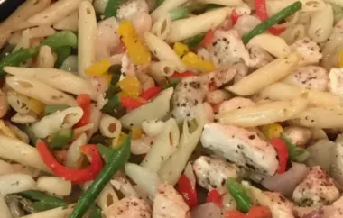 Delicious Asparagus Chicken and Penne Pasta