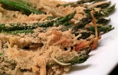 Delicious Asparagus Oreganato Recipe