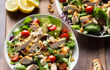 Delicious Autumn Chicken Salad Recipe with Fresh Ingredients