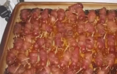 Delicious Bacon Wrapped Hotdogs Recipe