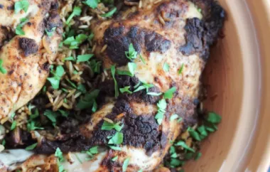 Delicious Baharat Chicken and Rice Recipe