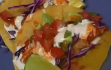 Delicious Baja Style Fish Tacos for a Flavorful Dining Experience
