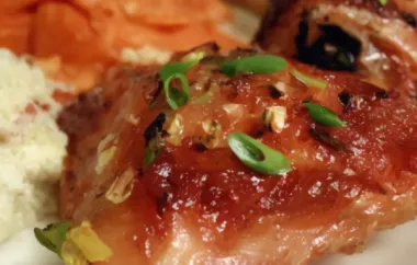 Delicious Baked Asian Style Honey Chicken Recipe