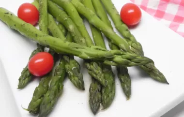 Delicious Baked Asparagus with a Tangy Twist