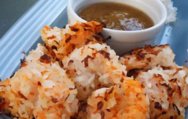 Delicious Baked Coconut Shrimp