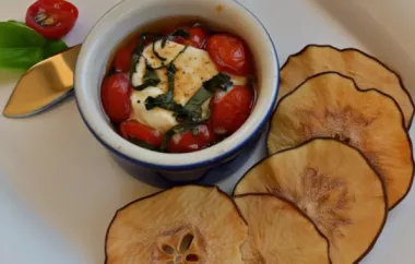 Delicious Baked Goat Cheese Caprese Salad Recipe
