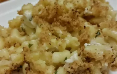 Delicious Baked Gruyere and Herb Macaroni Recipe