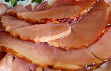 Delicious Baked Ham with Glaze Recipe