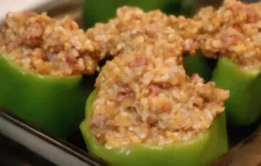 Delicious Baked Stuffed Peppers Recipe