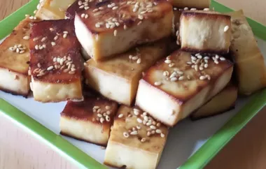 Delicious Baked Tofu Recipe