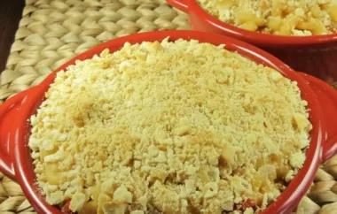 Delicious Baked Tomato Mac n Cheese Casserole Recipe