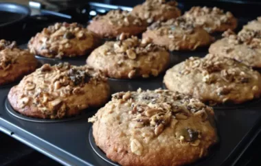 Delicious Banana Oat Muffins with a Hint of Sour Cream