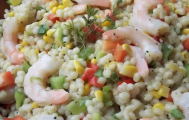 Delicious Barley Shrimp and Corn Salad Recipe