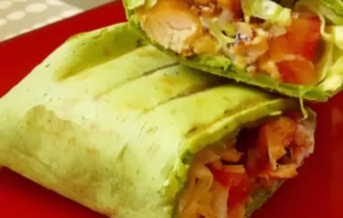 Delicious BBQ Ranch Chicken Wraps Recipe