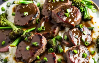 Delicious Beef Medallions with Tangy Horseradish Sauce