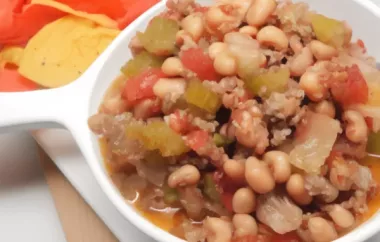 Delicious Black Eyed Pea Sausage Dip Recipe