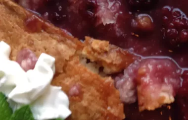 Delicious Blackberry Pudding Cake Recipe