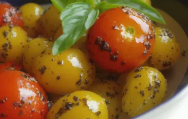 Delicious Blistered Cherry Tomatoes Recipe