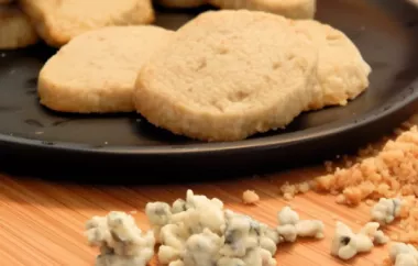 Delicious Blue Cheese and Walnut Wafers Recipe