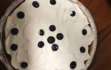 Delicious Blueberry Banana Pie