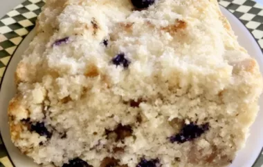 Delicious Blueberry Bread with Buttermilk