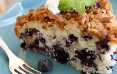 Delicious Blueberry Coffee Cake Recipe