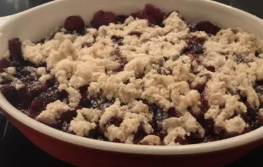 Delicious Blueberry Crisp Recipe
