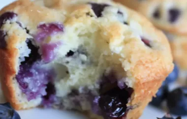 Delicious Blueberry Muffins You Can't Resist