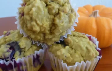 Delicious Blueberry Pumpkin Muffins Recipe