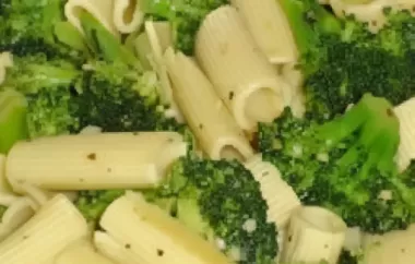 Delicious Broccoli with Rigatoni Recipe