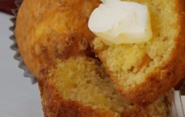 Delicious Brown Butter Pineapple Corn Muffins