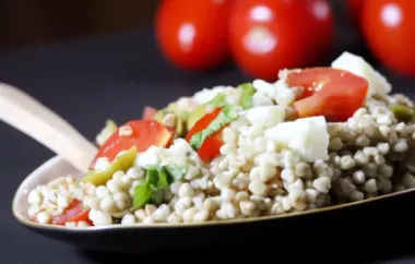 Delicious Buckwheat Salad with Fresh Vegetables and Herbs