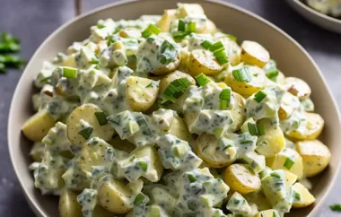 Delicious Buttermilk Ranch Potato Salad Recipe